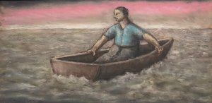 Drawing (Man in boat)