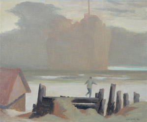 Study for Boy Looking at a Ship