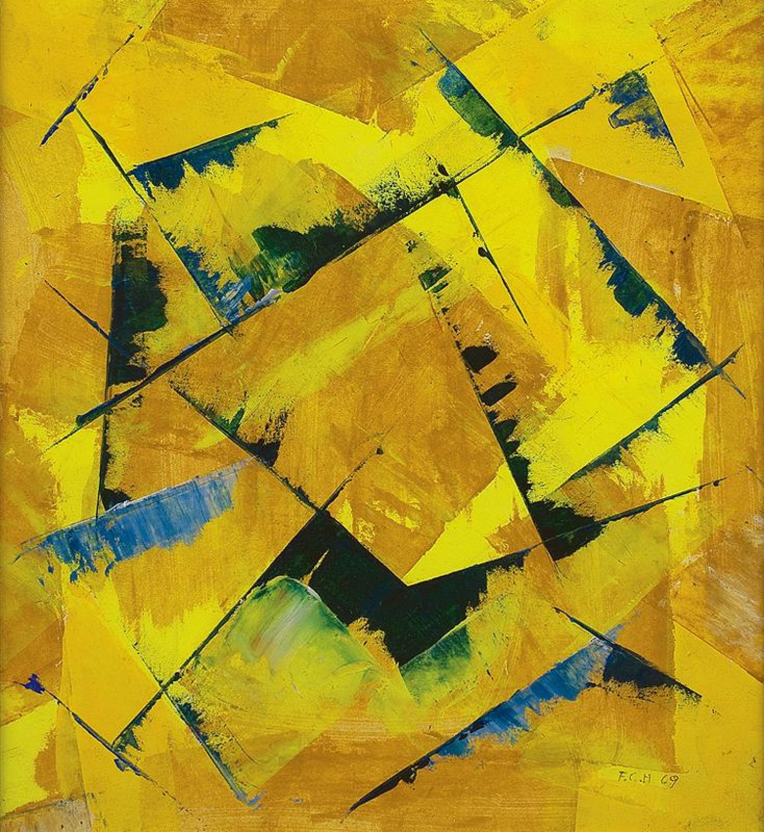Frank Hinder, Yellow non-objective