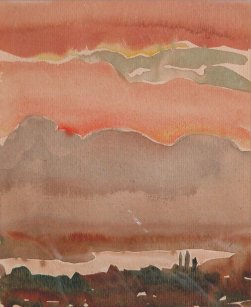 Frank Hinder, Sunset from Wollstonecraft 