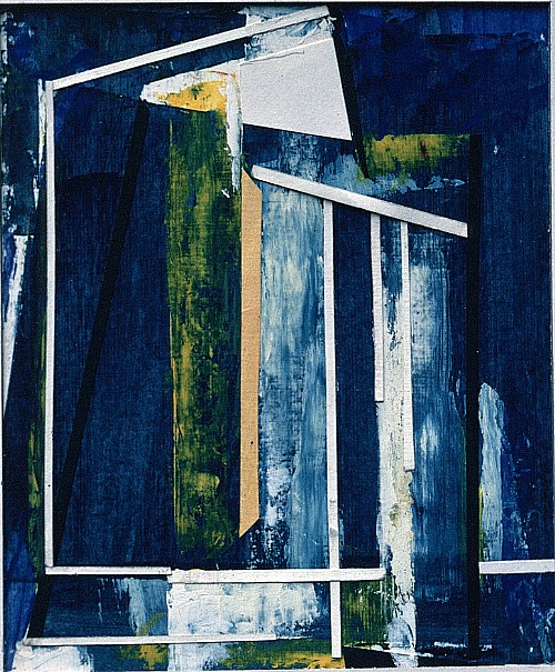 Frank Hinder, Blue abstract
