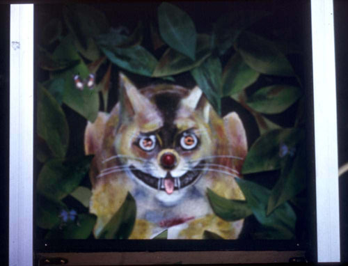 Frank Hinder, Cheshire cat - for 125th anniversary of Alice in Wonderland