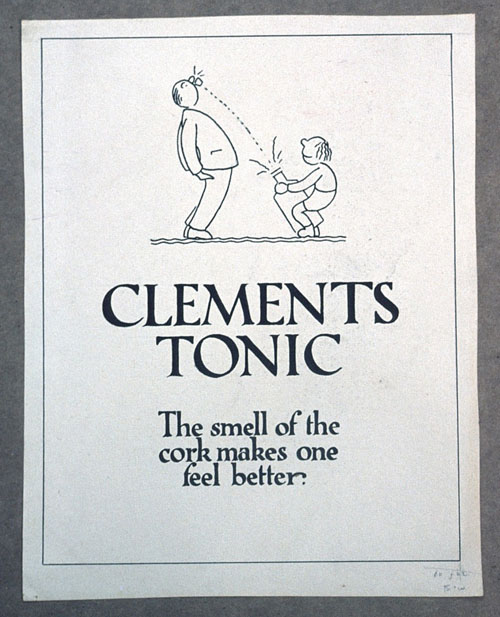 Frank Hinder, Lettering - Clements Tonic