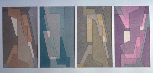 Frank Hinder, Designs from human figure - four of five