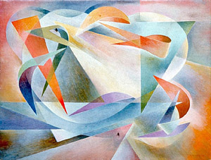 Triangular movement (Painting F)