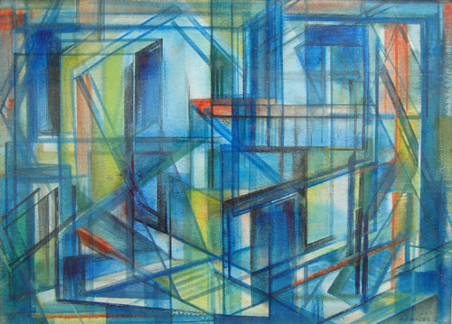 Frank Hinder, Subway abstract