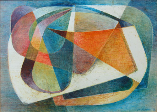 Frank Hinder, Abstract painting
