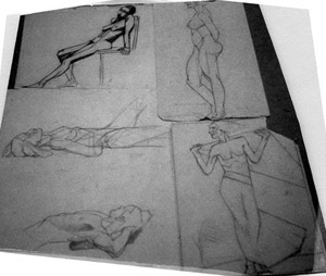 Art school studies 4-nudes