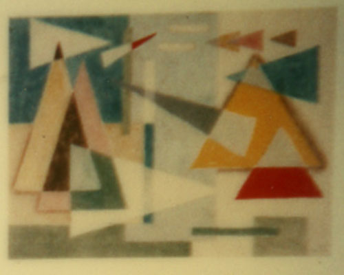 Frank Hinder, Abstract sketch - triangles