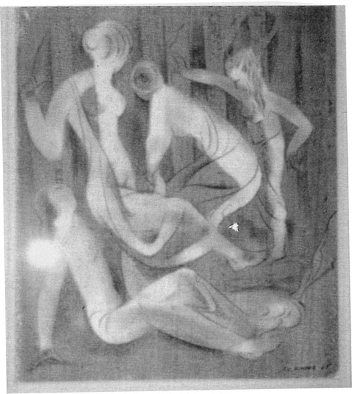 Frank Hinder, Figures in a wood