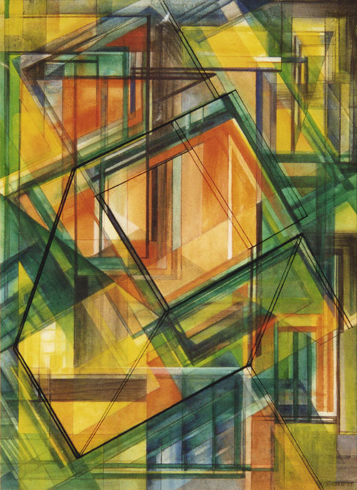 Frank Hinder, Orange/green prismatic 1955/79