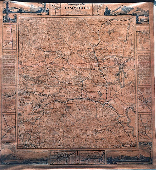 Frank Hinder, Map of Tamworth, New Hampshire