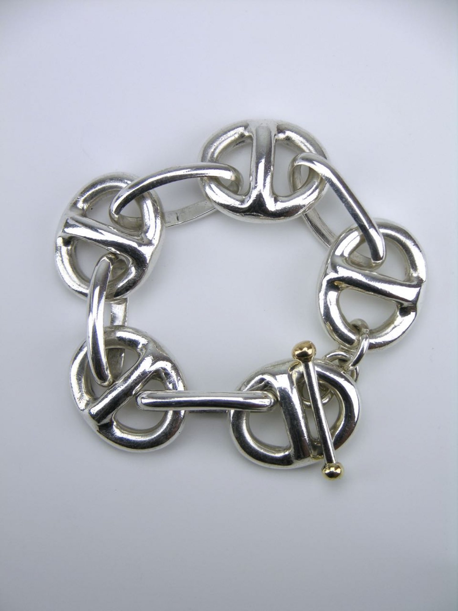Gucci silver mariner link bracelet c.1965 | Antiques-Art-Design