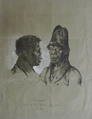 Bungaree, Chief of the Broken Bay Tribe, N S Wales (c1830)  