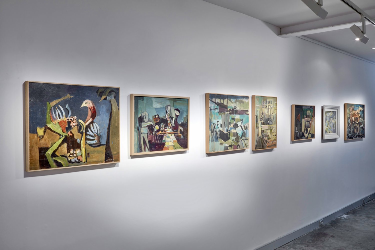 Carl Plate - Moving into Abstraction - Paintings from the 1950s installation 