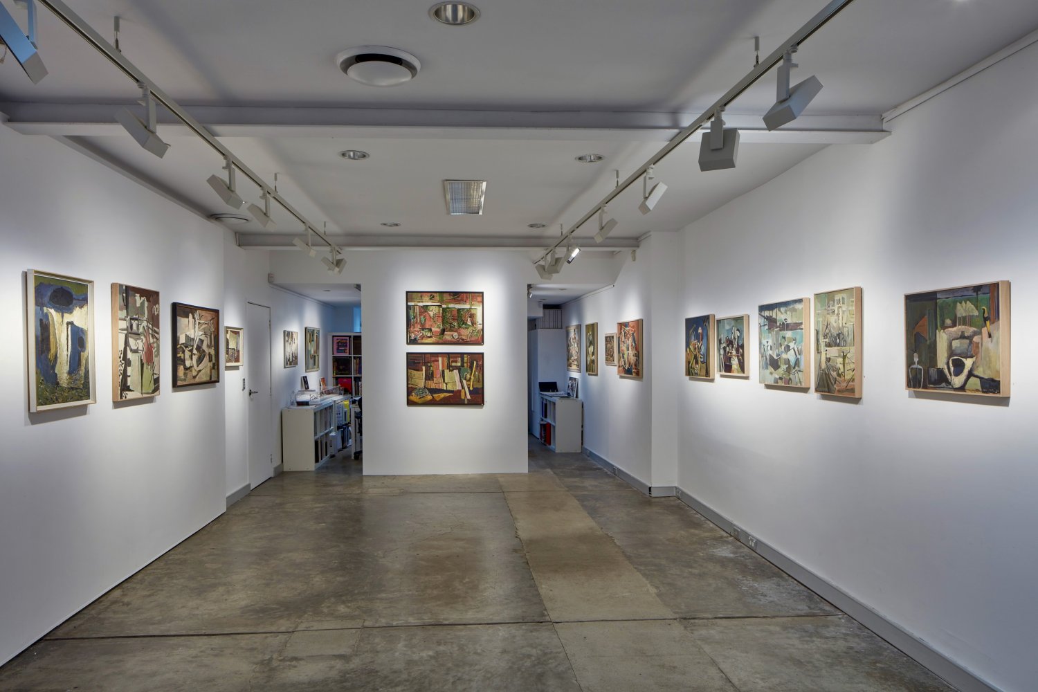 Carl Plate - Moving into Abstraction - Paintings from the 1950s installation