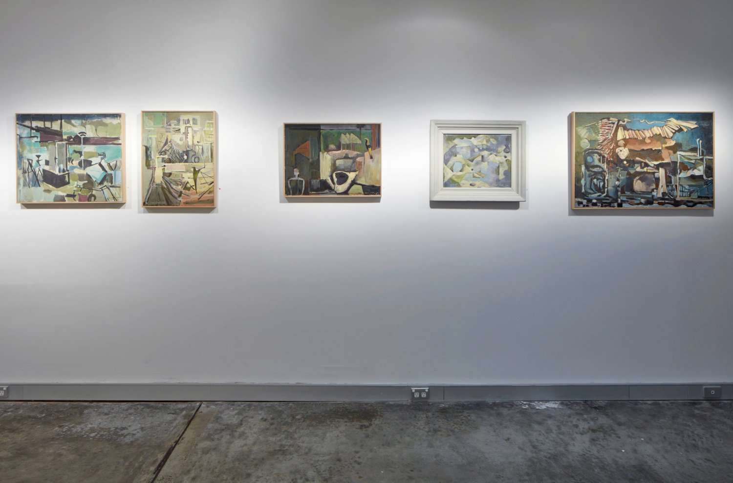 Carl Plate - Moving into Abstraction - Paintings from the 1950s installation 