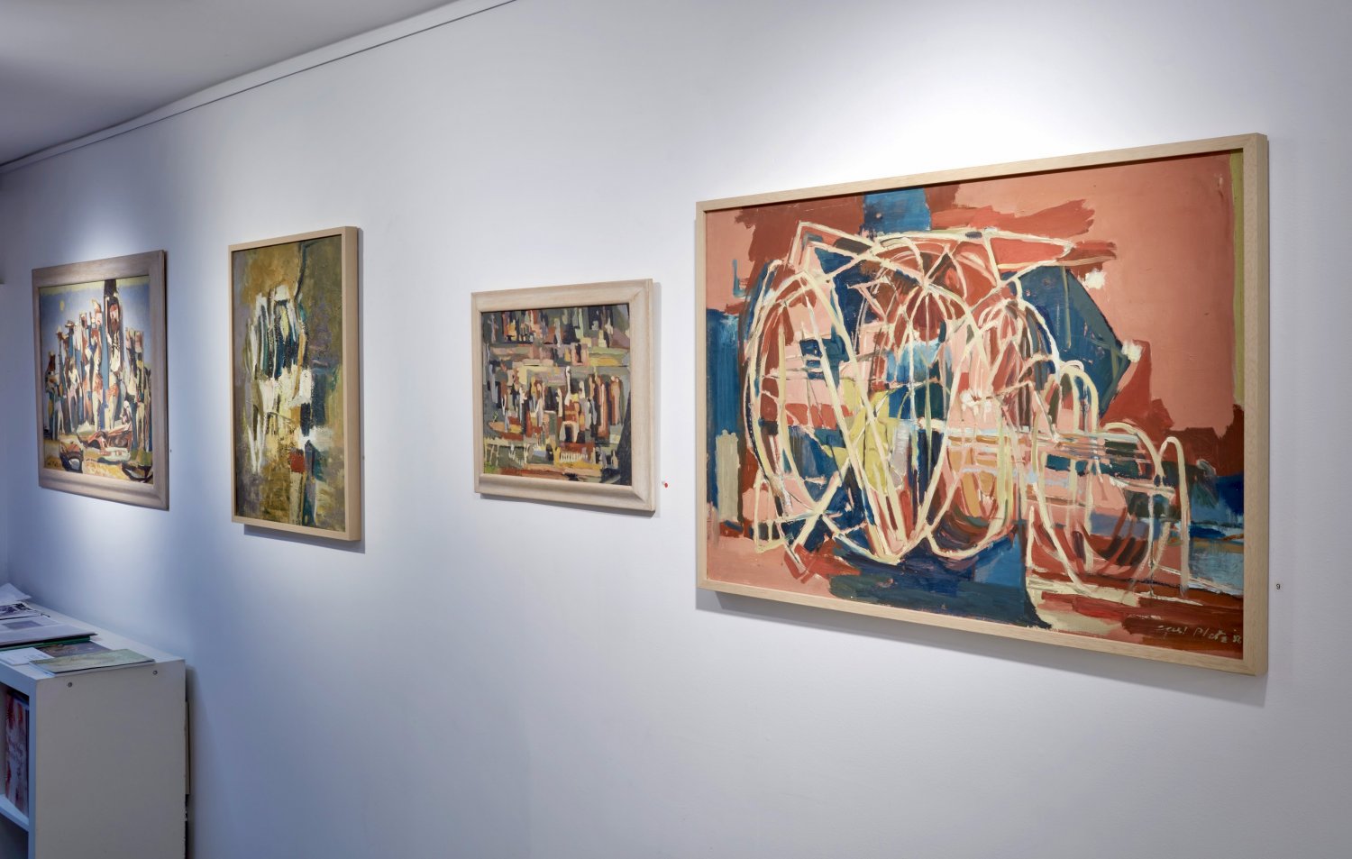Carl Plate - Moving into Abstraction - Paintings from the 1950s installation 