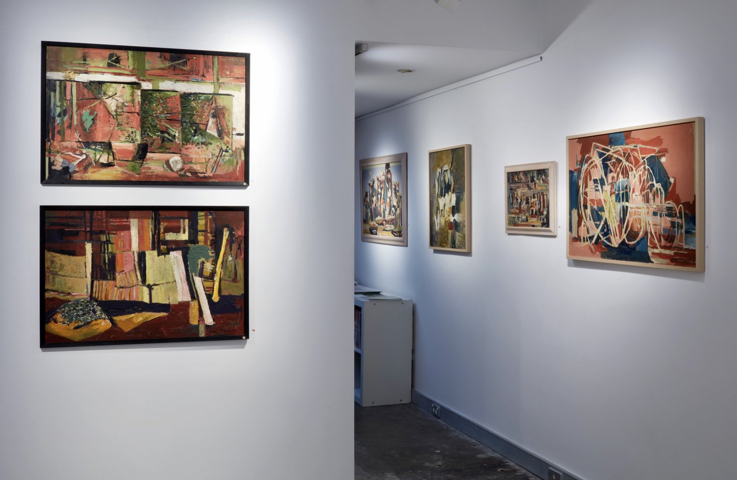 Carl Plate - Moving into Abstraction - Paintings from the 1950s installation 