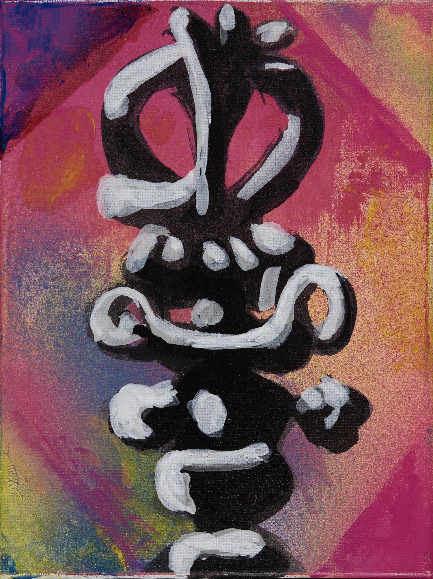 Design for a sculpture, within a feigned frame