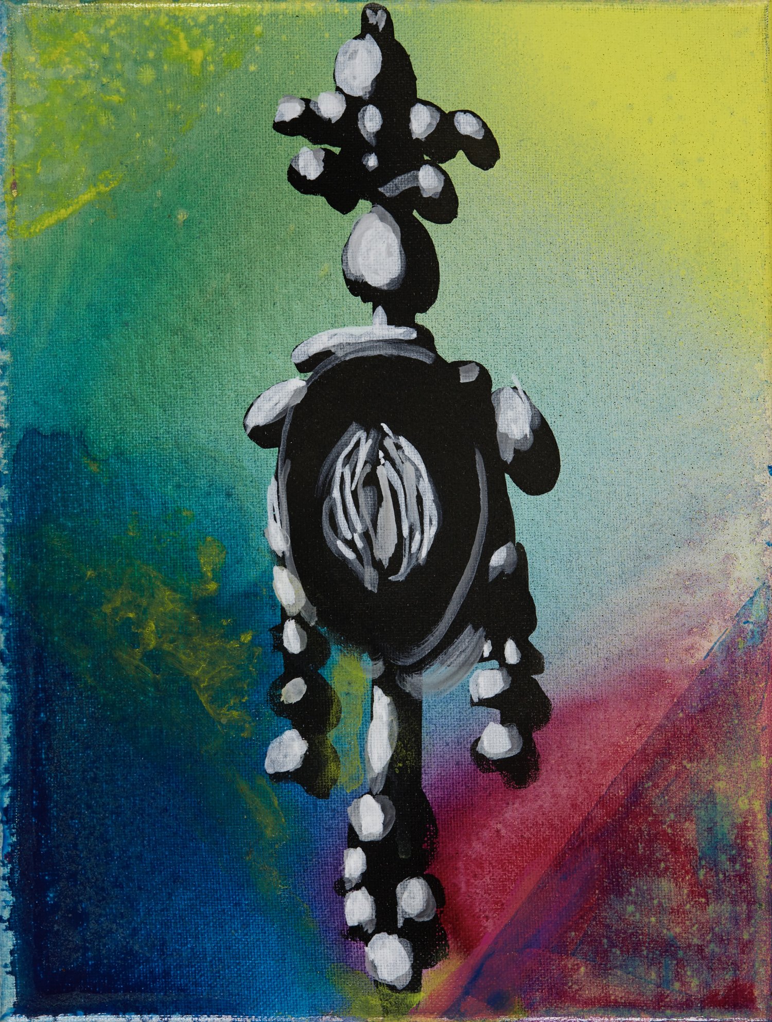 Design for a sculpture, within a feigned frame