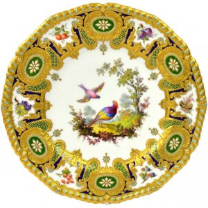 Royal Crown Derby Cabinet Plate by Desire Leroy