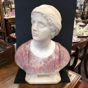 Italian Marble Bust of Guiditta