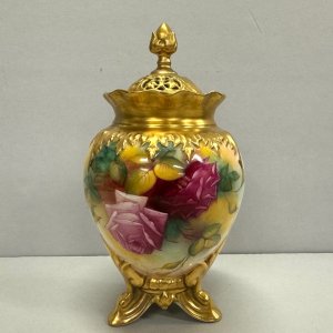 Royal Worcester Pot Pourri Vase