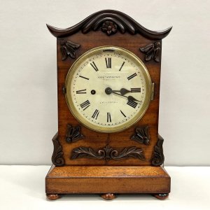 A 19th Century Mahogany Cased 8 Day Striking Bracket Clock