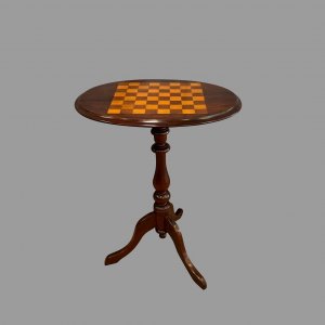 A Late19th Century Inlaid Mahogany Oval Games Table