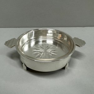 Art Dec Sterling Silver Butter Dish