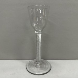 An 18th Century Ogee Bowl Wine Glass