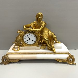 Fine 19th Century French 8 Day Striking Mantel Clock