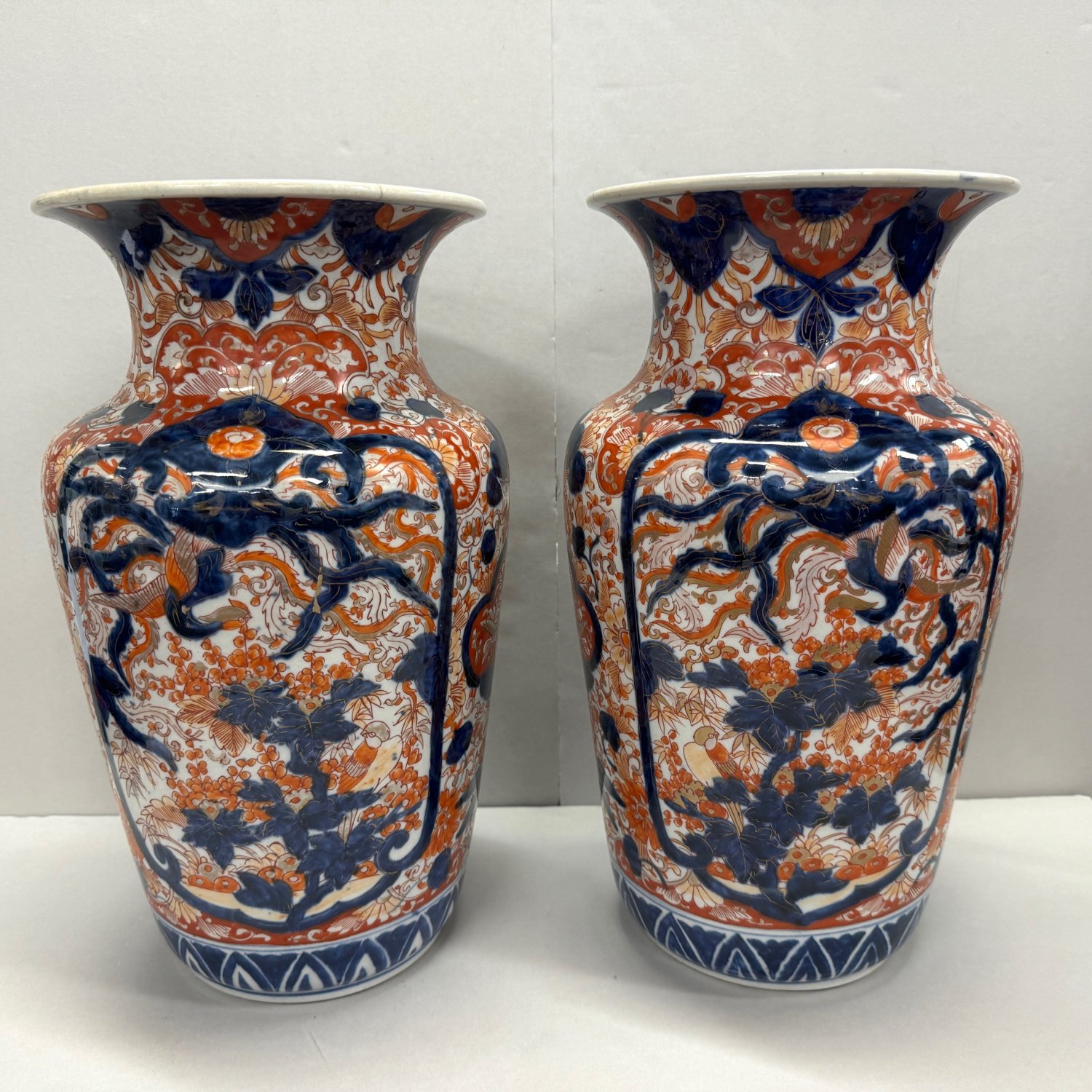A Pair of 19th Century Meiji Period Vases