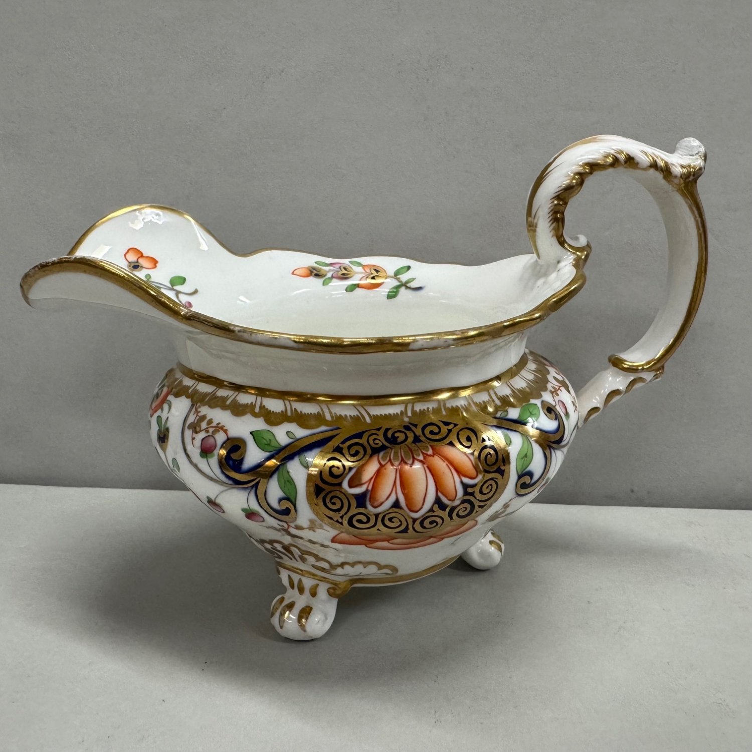 A 19th Century Minton Rococo Cream Jug 