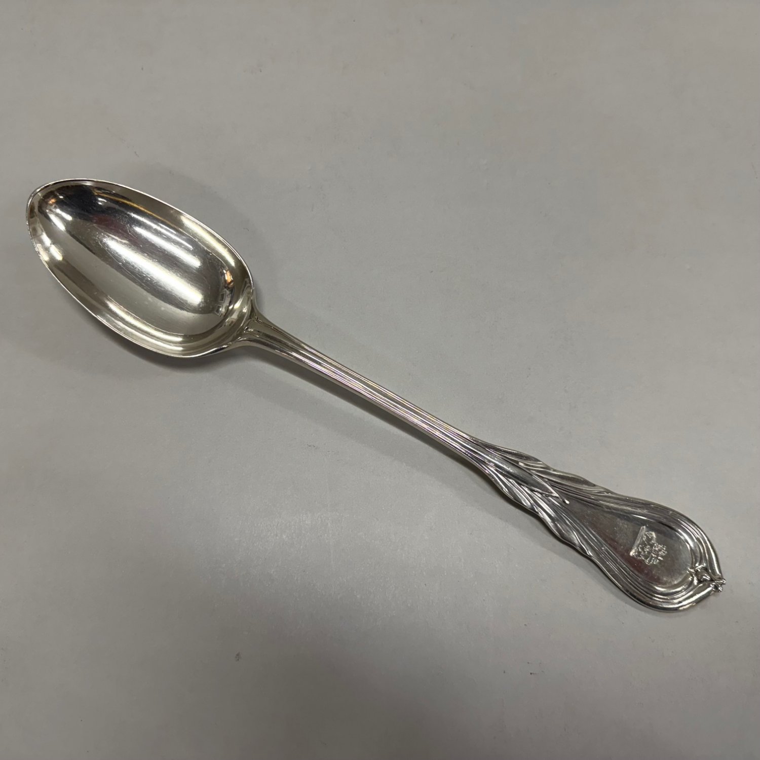 A Victorian Sterling Silver Serving Spoon