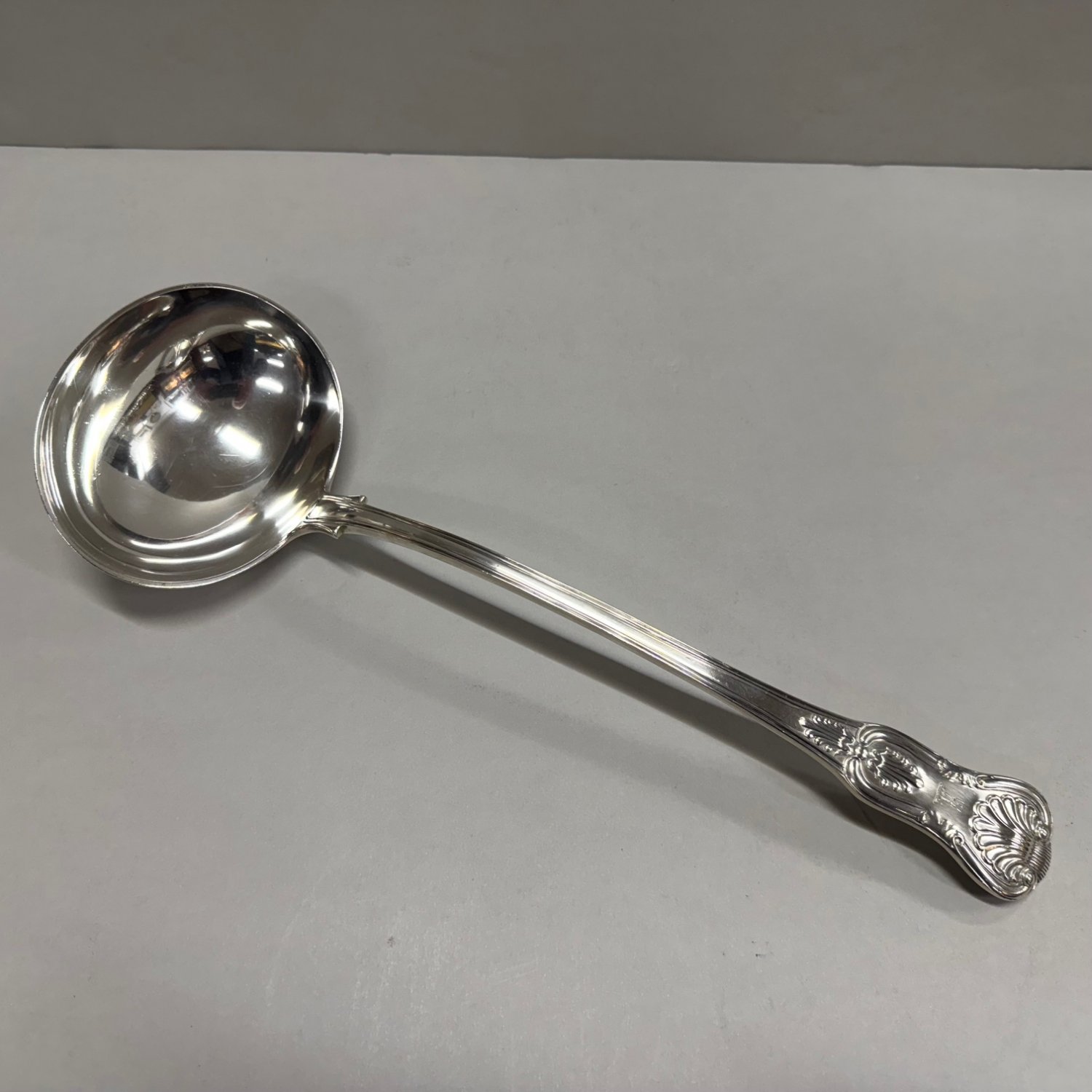 A Victorian Sterling Silver Soup Ladle