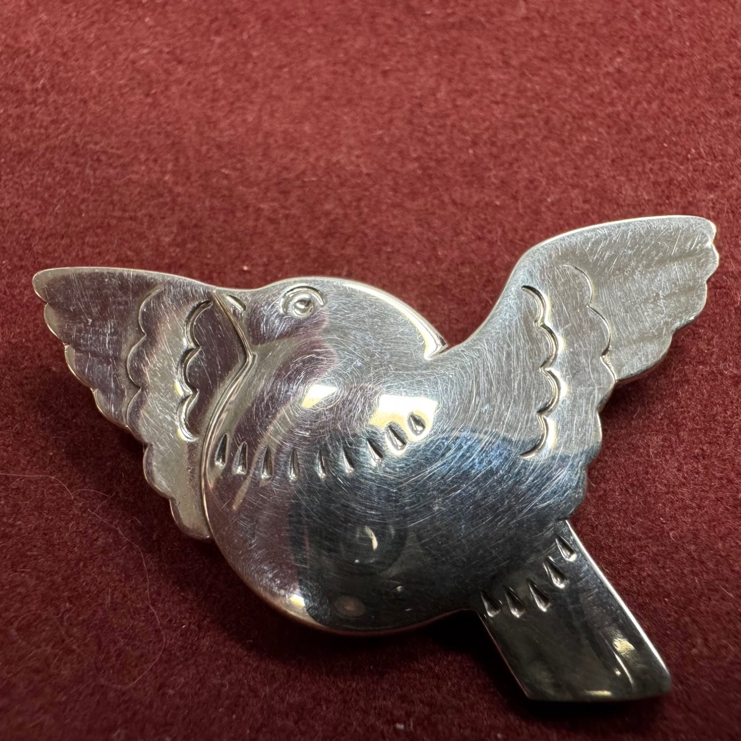 A Georg Jensen Bird Brooch