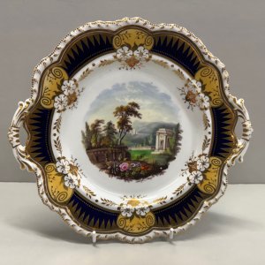 A 19th Century Chamberlain Worcester Plate 