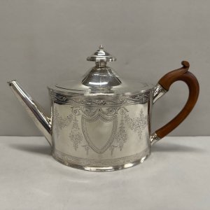 A George III Sterling Silver Teapot
