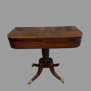 George III Foldover Card Table 