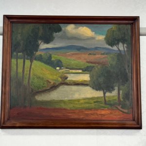 'Werri Landscape, South Coast NSW' by Roland Wakelin
