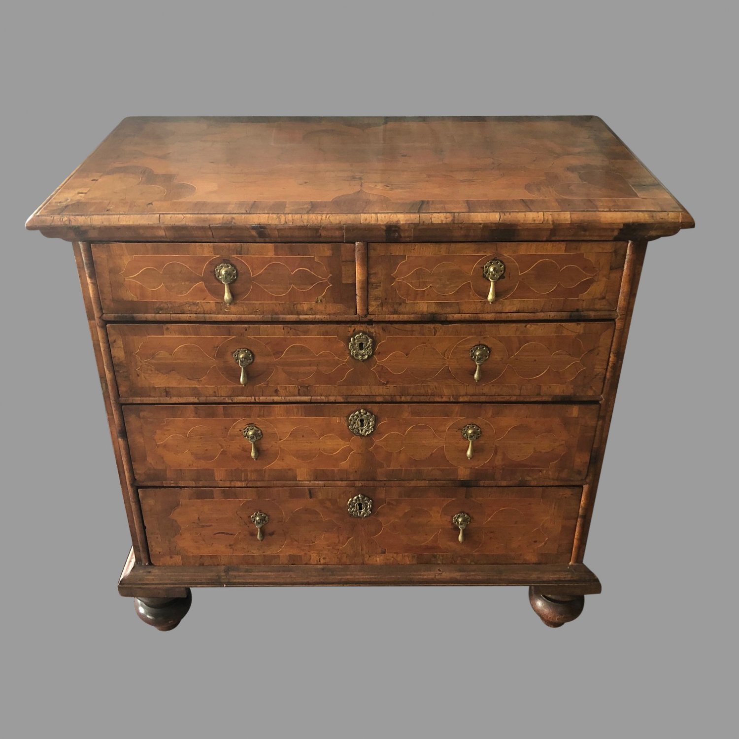 A 17th Century William and Mary Period Walnut Chest 