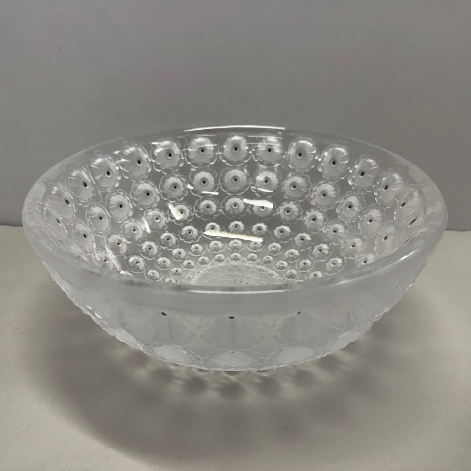 A Lalique 'Nemours' Pattern Bowl 