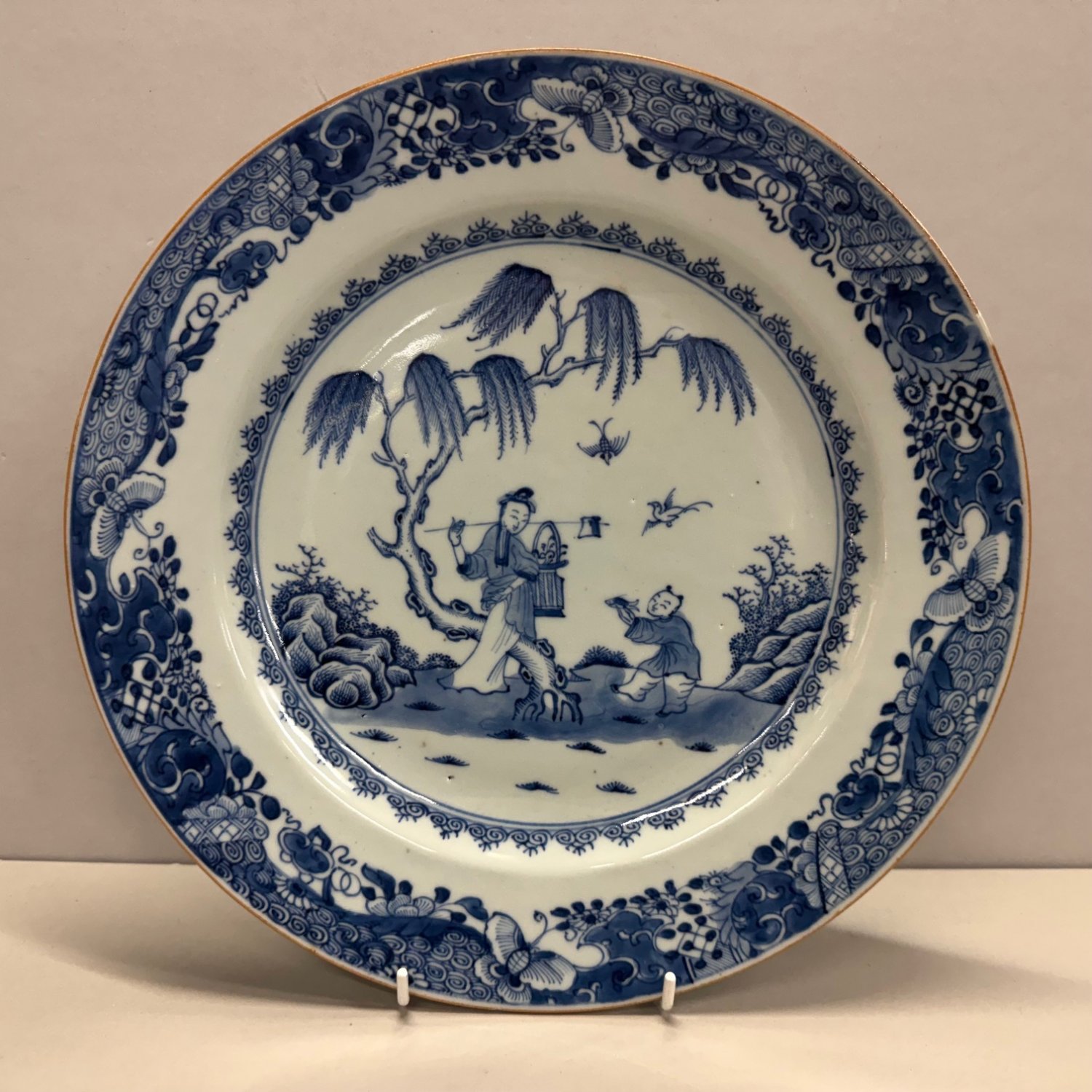 A Chinese Qing Dynasty Plate