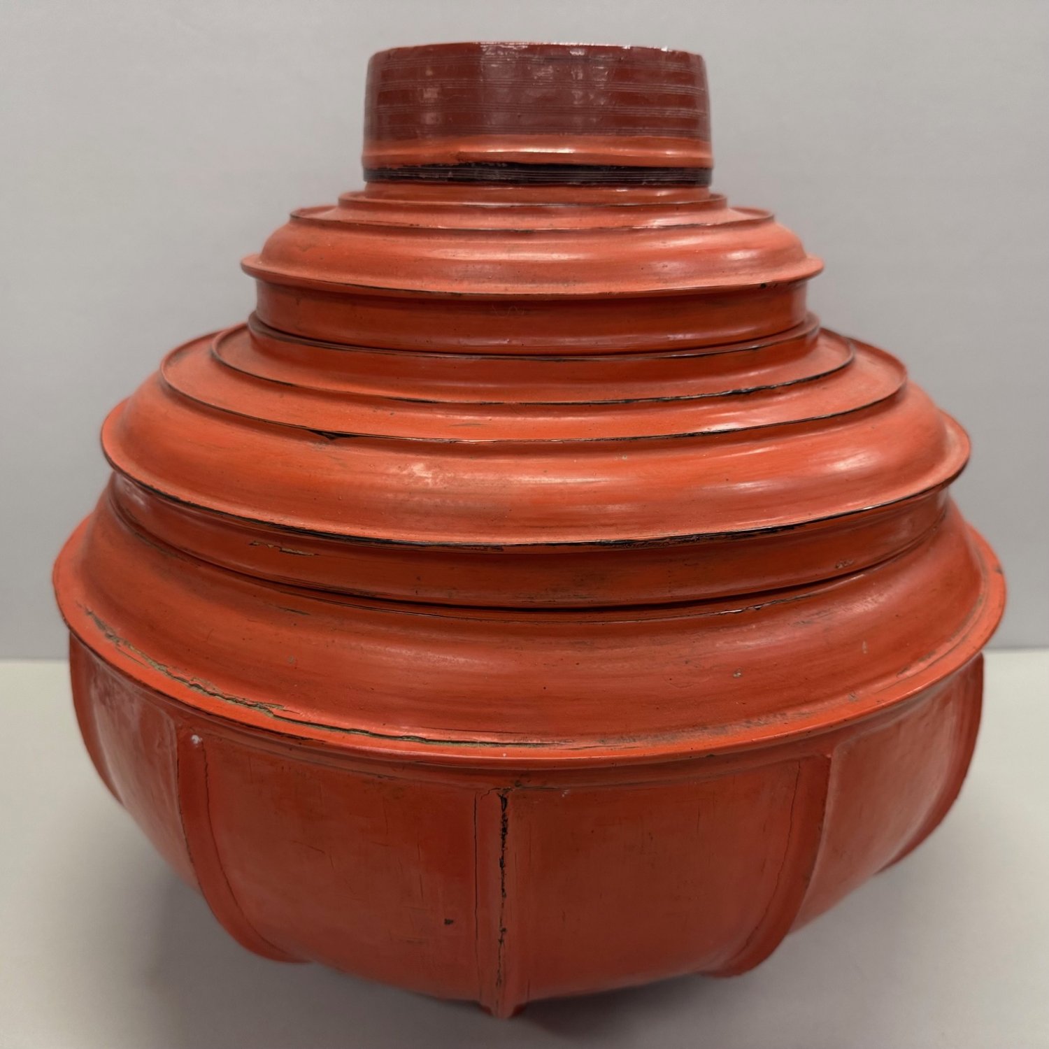 A Burmese Lacquer Betel Box
