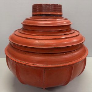A Burmese Lacquer Betel Box