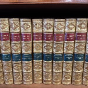 A Fine19th Century Complete 30 Volume Set of Charles Dickens Literary Works