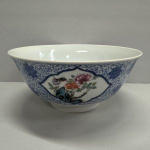 A Chinese Qing Dynasty Blue Bowl