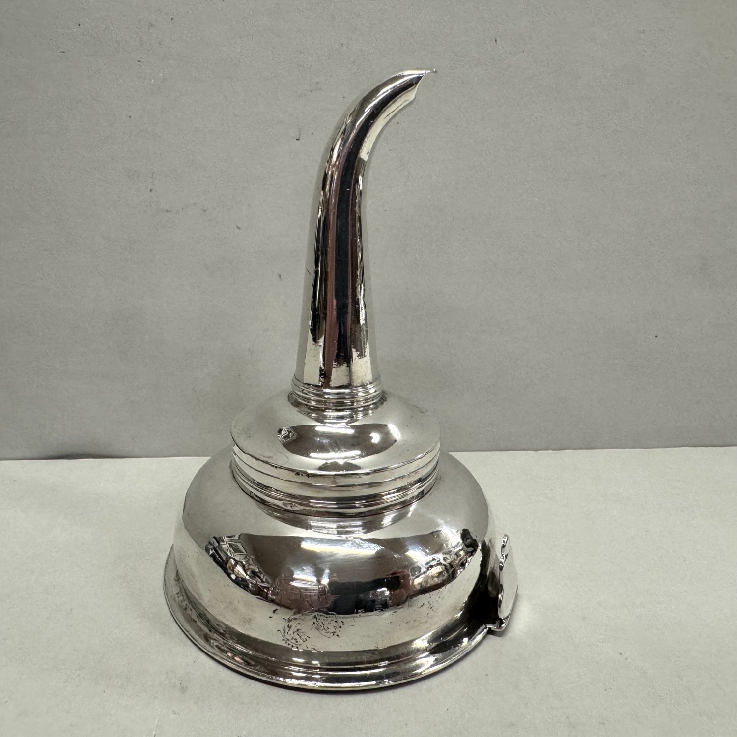 A George III Sterling Silver Wine Funnel